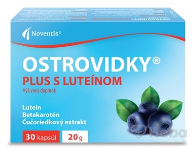 Noventis Ostrovidky Plus s luteínom  cps 2x15 ks (30 ks)