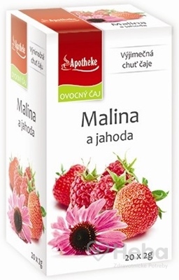 Apotheke Premier Selection čaj Malina a Jahoda  20x2 g (40 g)