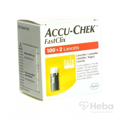 ACCU-CHEK FastClix Zásobník lancetový  do odberoveho pera, 17x6 lanciet (102 ks), 1x1 bal