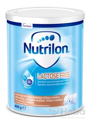 Nutrilon LACTOSE FREE  mliečna výživa v prášku (od narodenia) (inov.2019) 1x400 g