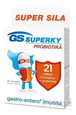 gs Superky Probiotiká  cps 30+10 (40 ks)