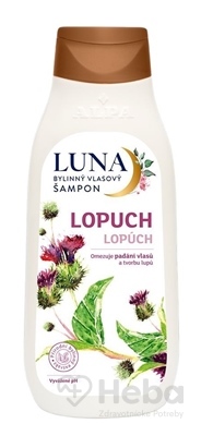 Luna Lopúch Vlasový Šampón  bylinný 1x430 ml