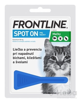 FRONTLINE Spot-On pre mačky  0,5 ml pipeta