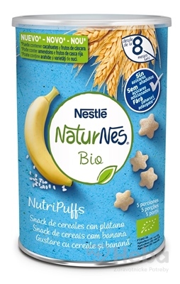 Nestlé NaturNes BIO Chrumky Banánové  ryžovo-pšeničné (od ukonč. 8. mesiaca) 1x35 g