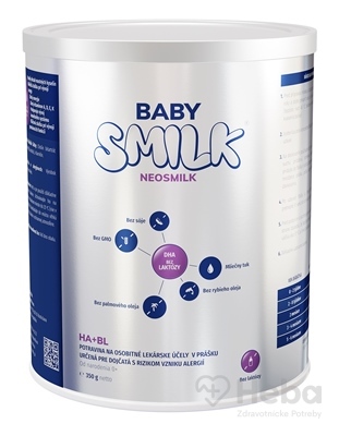 Babysmilk Neosmilk  potravina na osobitné lekárske účely pre dojčatá v prášku (od narodenia) 1x350 g