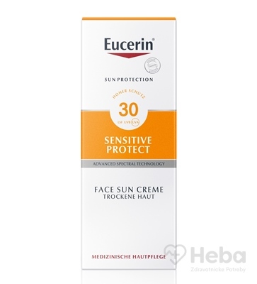 Eucerin Sun Sensitive Protect krém na suchú a citlivú pleť SPF30  50 ml opaľovací krém