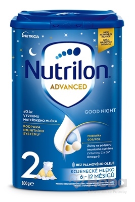 Nutrilon 2 Pronutra Good Night  mliečna výživa v prášku na dobrú noc (od ukonč. 6. mesiaca) 1x800 g
