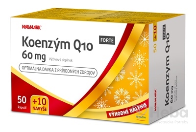 WALMARK Koenzym Q10 FORTE 60 mg PROMO  cps 50+10 navyše (60 ks)
