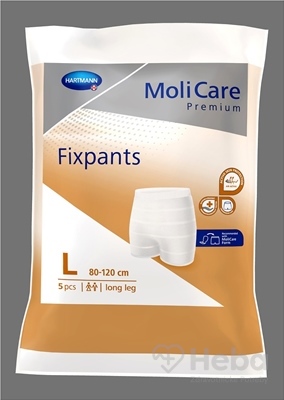 MoliCare Premium Fixpants long leg L  fixačné nohavičky (80-120 cm) 1x5 ks