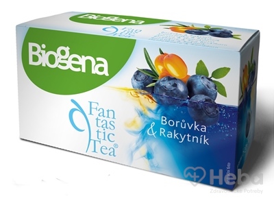 Biogena Fantastic Tea Čučoriedka & Rakytník  bylinný čaj (inov.2019) 20x2 g (40 g)