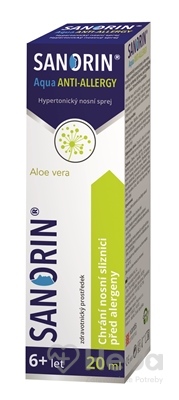 Sanorin Aqua ANTI-ALLERGY  nosový sprej 1x20 ml