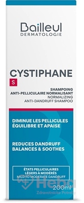 Cystiphane BIORGA S Normalizujúci šampón  proti lupinám 1x200 ml