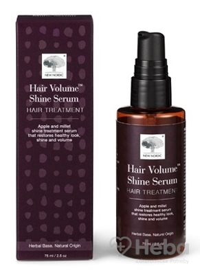 NEW NORDIC Hair Volume Shine Serum  vyživujúce sérum na vlasy 1x75 ml