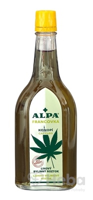 Alpa Francovka Konope/cannabis  liehový bylinný roztok 1x160 ml