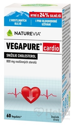SWISS NATUREVIA VEGAPURE cardio 800 mg  cps 1x60 ks