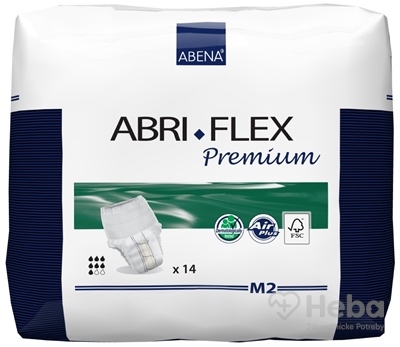 ABENA ABRI FLEX Premium M2  navliekacie plienkové nohavičky, priedušné, boky 80-110 cm, savosť 1900 ml, 1x14 ks