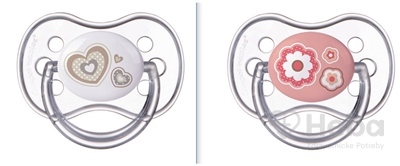 CANPOL BABIES Cumlík silikónový čerešnička 0-6m Newborn Baby - ružová