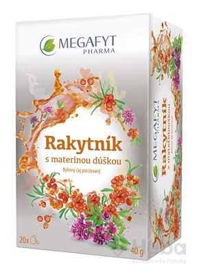 MEGAFYT Rakytník s materinou dúškou  bylinný čaj 20x2 g (40 g)