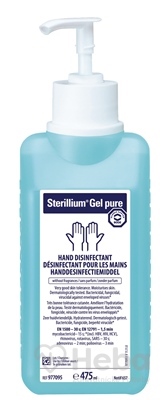 BODE Sterillium gel pure  fľaška s dávkovacou pumpičkou 1x475 ml