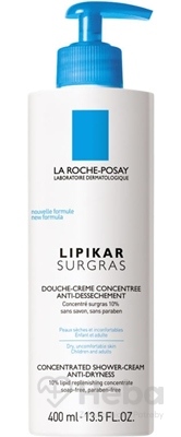 La Roche-Posay Lipikar Surgras zvláčňujúci sprchovací gél  400 ml sprchový gél