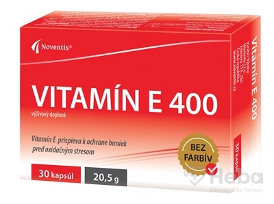 Noventis Vitamín E 400  cps 2x15 ks (30 ks)