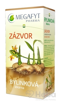 MEGAFYT Bylinková lekáreň ZÁZVOR  bylinný čaj 20x1,5 g (30 g)