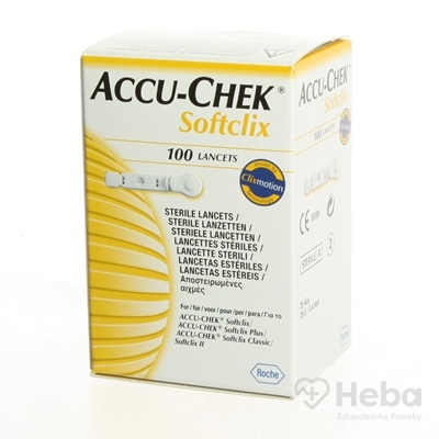 ACCU-CHEK Softclix Lancet 100  lancety do odberového pera 1x100 ks