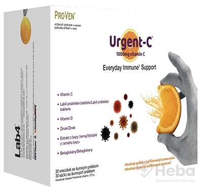 Pro-Ven Urgent-C Everyday Immune Support  30 vrecúšok s práškom