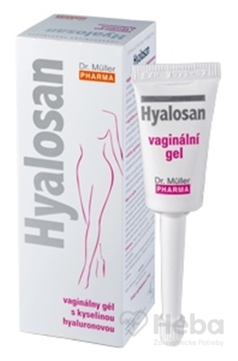 Dr. Müller HYALOSAN vaginálny gél  s kyselinou hyaluronovou, tubičky 10x7,5 ml