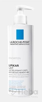 La Roche-Posay Lipikar relipidačné telové mlieko proti vysušovaniu pokožky  400 ml telové mlieko