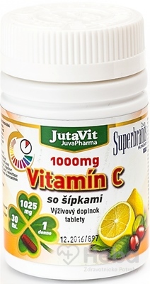 JutaVit Vitamín C 1000 mg so šípkami  30 tabliet