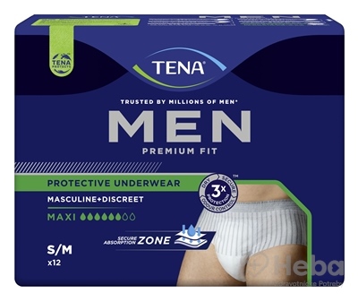 TENA Men Protective Underwear Level 4 M  pánske naťahovacie inkontinenčné nohavičky 1x12 ks