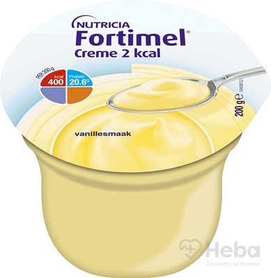 Fortimel Creme 2 kcal  s vanilkovou príchuťou 24x200 g