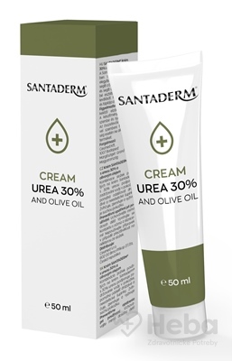 Santaderm Cream Urea 30% and Olive oil  krém s ureou a olivovým olejom 1x50 ml