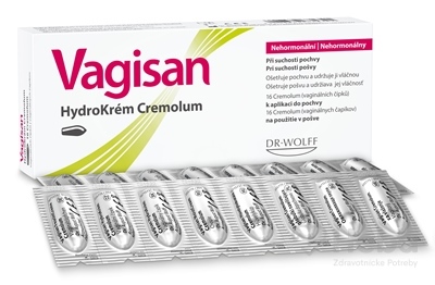 Vagisan HydroKrém Cremolum  vaginálne čapíky 1x16 ks