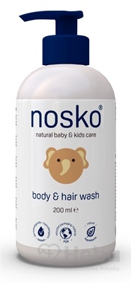 nosko body & hair wash  detský telový a vlasový šampón 1x200 ml