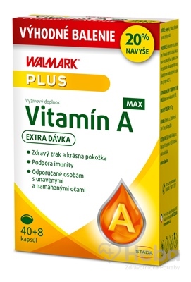 WALMARK Vitamín A Max  48 kapsúl (40+8 zadarmo)