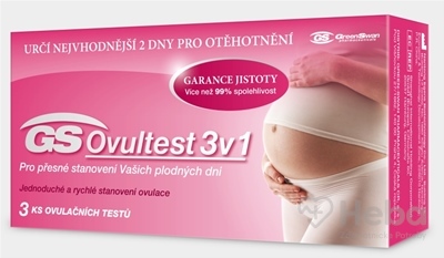 GS Ovultest 3v1  ovulačný test samodiagnostický 1x3 ks