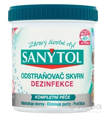 Sanytol Dezinfekcia Odstraňovač Škvŕn  1x450 g