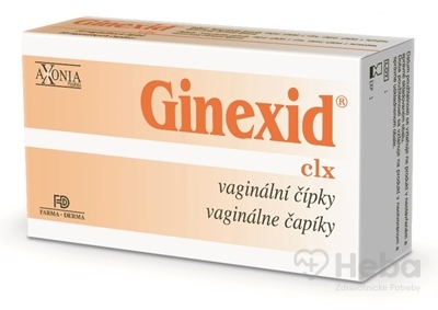 GINEXID vaginálne čapíky  sup vag 10x2 g