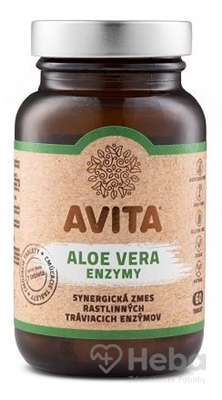 Avita Aloe Vera Enzymy  tbl cmúľacie 1x60 ks