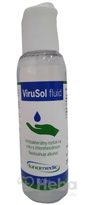 ViruSol fluid  antibakteriálny roztok na ruky s chlorhexidínom 1x100 ml