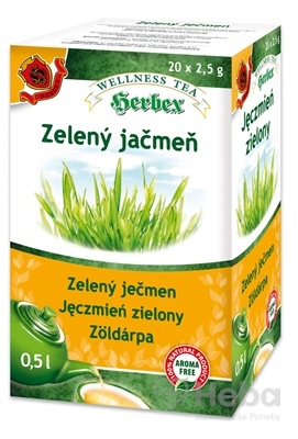 Herbex Zelený Jačmeň  bylinný čaj 20x2,5 g (50 g)