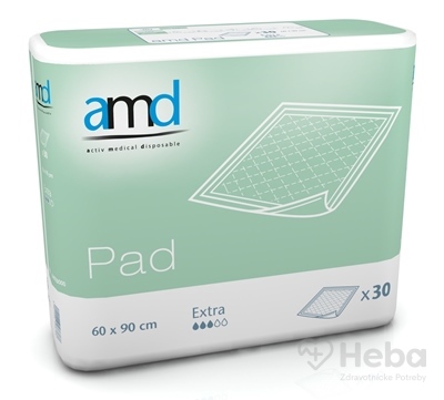 amd Pad Extra  podložka pod pacienta, 60x90 cm, nasiakavosť 1300 ml, 1x30 ks