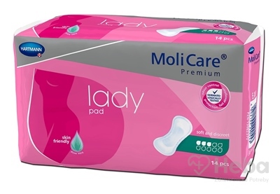 MoliCare Premium lady pad 3 kvapky  inkontinenčné vložky 1x14 ks