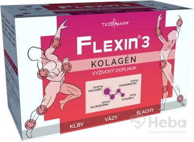 Triopharm Flexin 3 Kolagén  30 vrecúšok s granulátom na prípravu nápoja