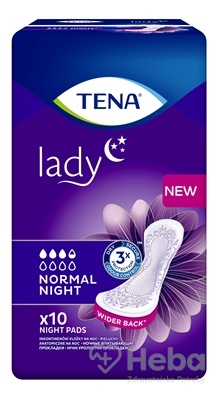 TENA Lady Normal Night  inkontinenčné vložky na noc 1x10 ks
