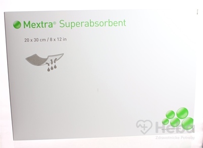 Mextra Superabsorbent 20x30 cm  superabsorbujúci obväz 1x10 ks