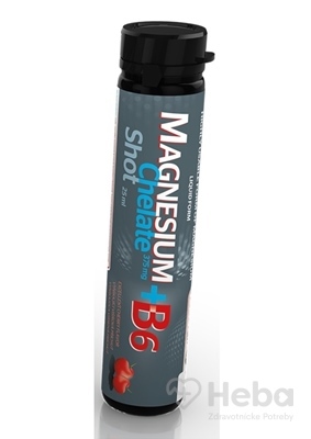 Magnesium Chelát + B6  25 ml ampulka na pitie višňa