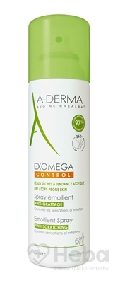 A-derma Exomega Control Spray Emollient  emolienčný sprej proti škrabaniu 1x200 ml